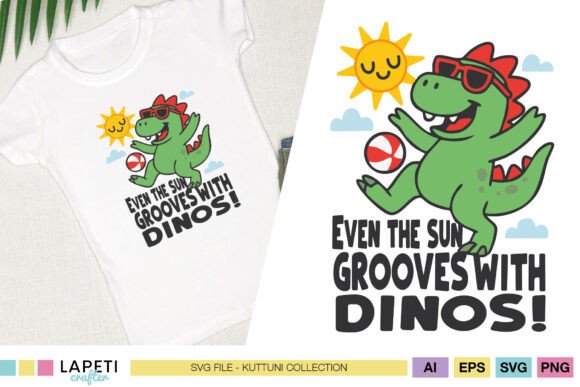 Dinosaur Summer SVG