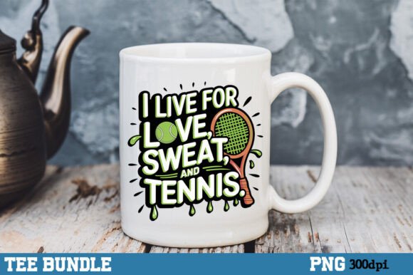 I Live for Love Sweat and Tennis PNG