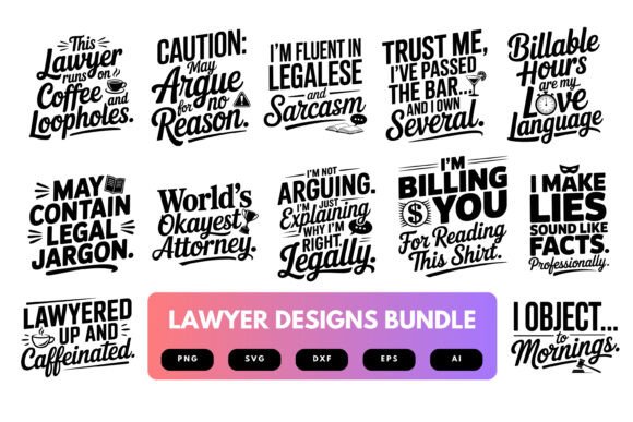 Lawyer SVG Bundle Review