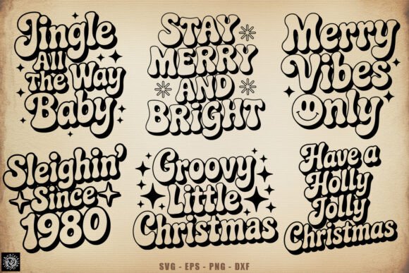 Retro Christmas Quotes SVG Review